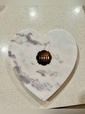 Marble Heart Cheeseboard Handcrafted in India NWT